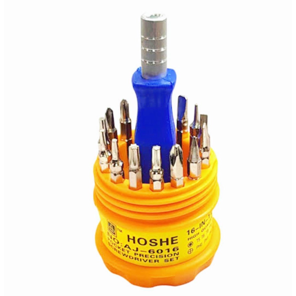 Kit 2 -16 Em 1 Electro c Screwdriver Set Jogo De Ferramentas Multifuncional Magnético Para Telefone Relógio