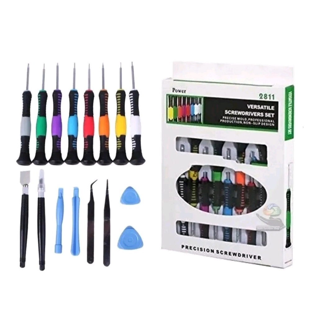 Kit de Chaves de Precisão Celular 16 em 1 Versatile Screwdrivers