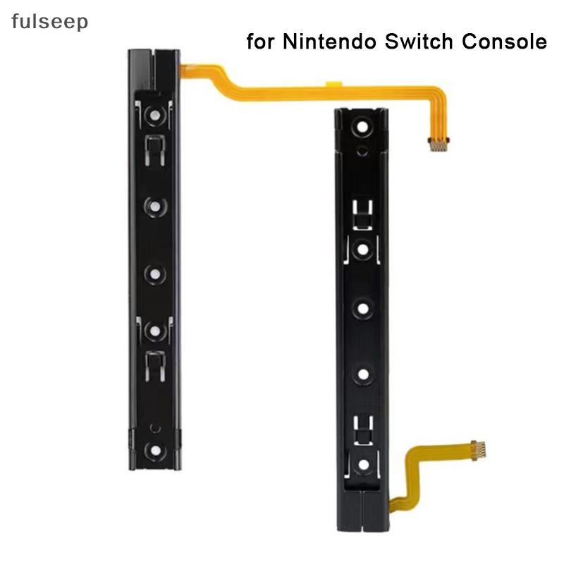 [fulseep] Trilho Deslizante Direito E Esquerdo Com Peça De Fixação De Cabo Flexível Para Console De Switch NS Rebuild Tr