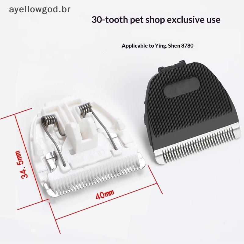 AYBR Substituição Pet Grooming Clipper Afiado Dentes Finos Tug Corte Livre Fácil De Limpar Para Preparação Regular Do Ca