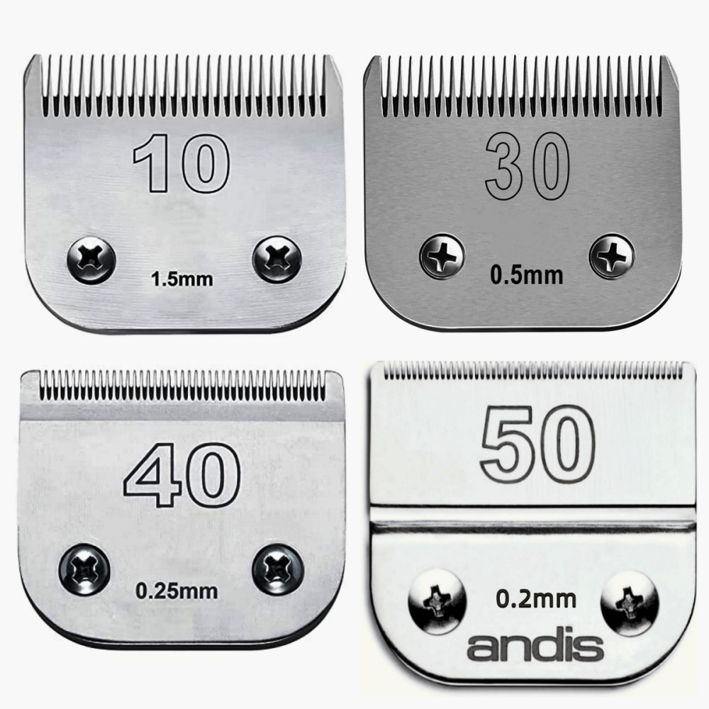 Lâminas De Substituição Para Cães Compatíveis Com Andis/Wahl/Oster Dog Clippers , Lâmina De Aço Inoxidável Destacável