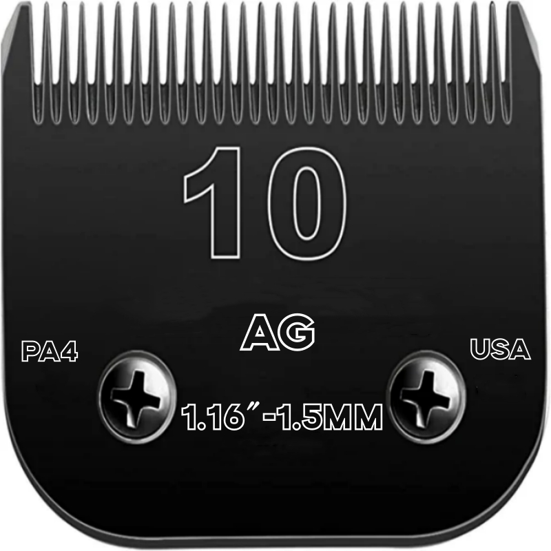 Lâmina Removível De Titânio Para Animais De Estimação , Compatível Com Andis/Oster A5/Wahl KM10 Series Clipper 10 # 1/16