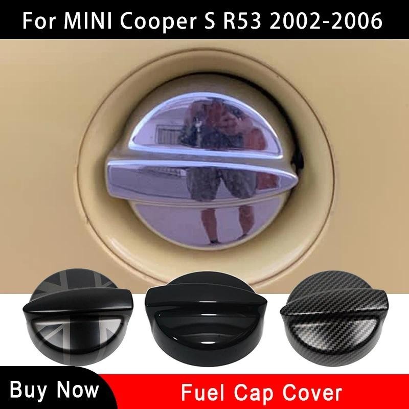 Novo Plástico Brilhante Preto Tampa Do Tanque De Combustível Estilo Adesivo Para MINI Cooper S R53 2002-2006 Decoração D