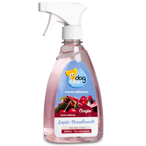 Locao Desodorante Cereja 500m Dog Clean