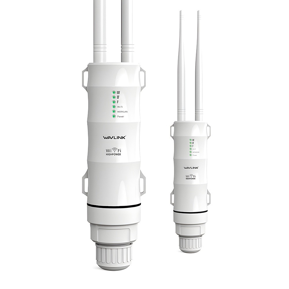Roteador WiFi Uso Externo Wavlink N300 300Mbps Branco