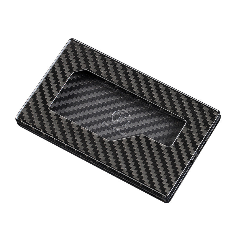[Material de fibra de carbono Real] T-carbon Business Criativo Portátil Conveniente Simples Homens Mulheres Caixa porta