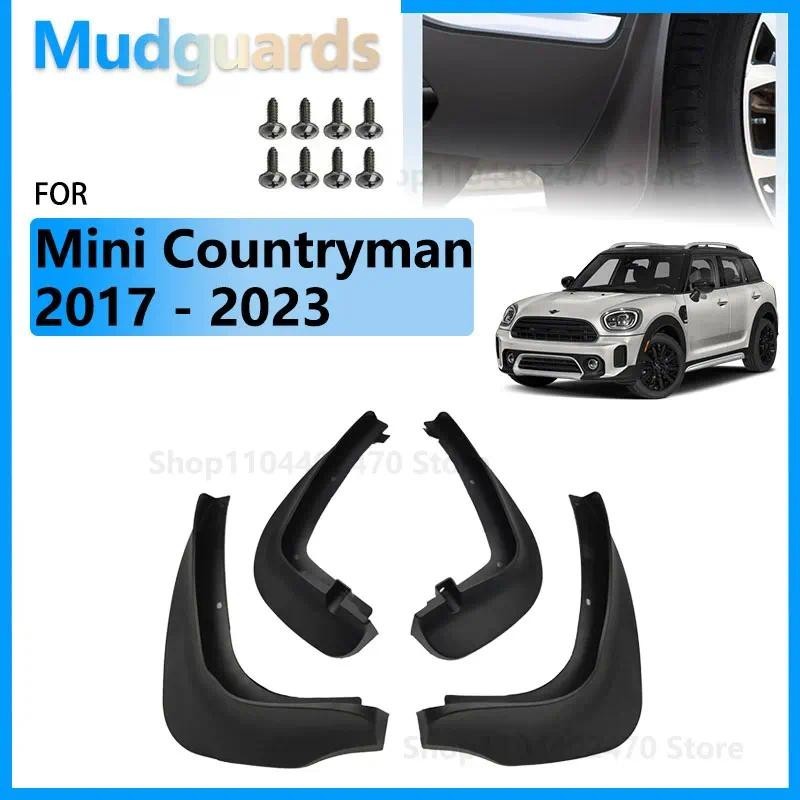 Retalhos De Lama Do Carro Para Mini Countryman F60 Cooper S 2017-2023 Acessórios-Lamas Mudflaps Rodas Traseiras Dianteir