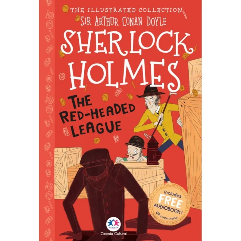 Livro Sherlock Holmes: The Red-Headed League - Illustrated