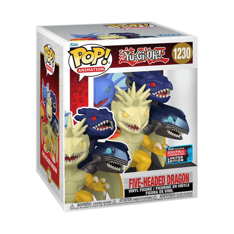 Funko Pop Five-Headed Dragon 1230 NYCC Exclusivo Yu-Gi-Oh!