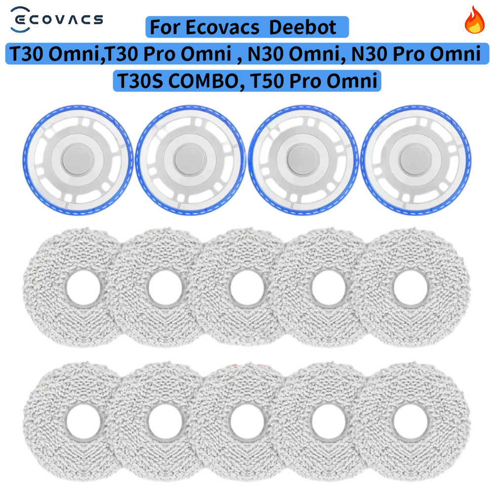 Suporte De Esfregão Para (Com Ecovacs T30S COMBO , T30/T30 Pro Omni , N30/N30/T50) Peças De Vácuo