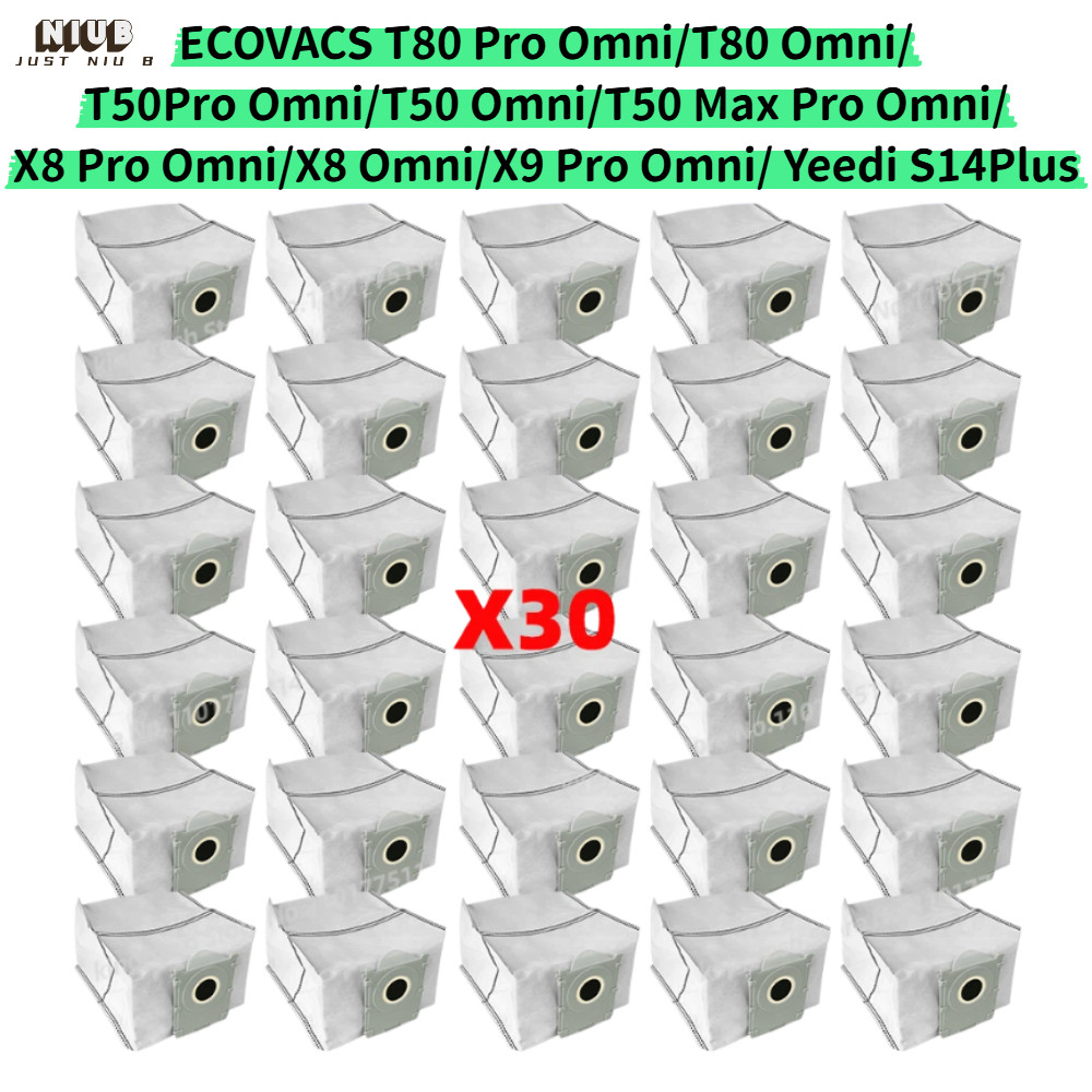 Saco De Pó Adequado Para ECOVACS X8/X9 PRO OMNI , T50/T50 MAX T80/TT80 Yeedi S14 Plus Peças