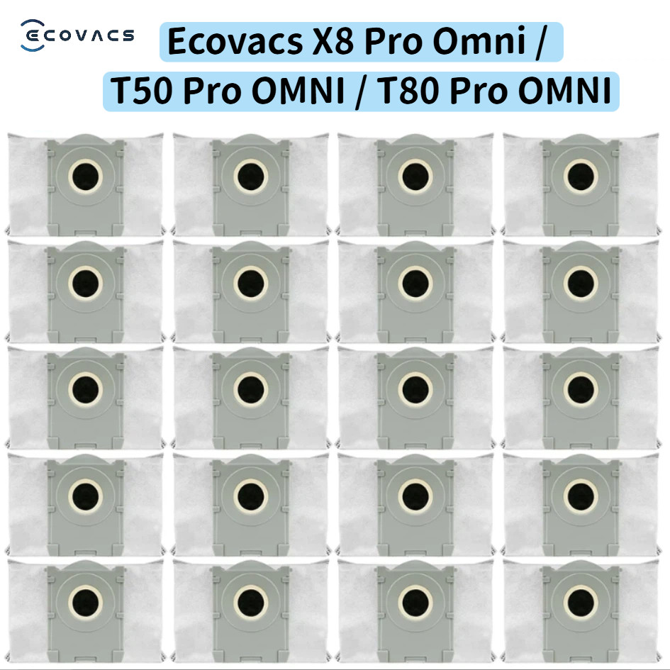 ECOVACS T50 PRO OMNI/T50 X8 X9 X11 T80 Robô Sacos De Pó A Vácuo Acessórios
