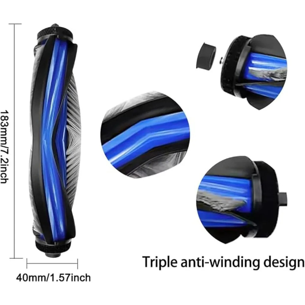 Escova De Rolo De Alta Qualidade , Adequada Para Ecovacs Deebot X9 X11 Pro Omni T80S T50 MAX , Acessórios De Substituiçã
