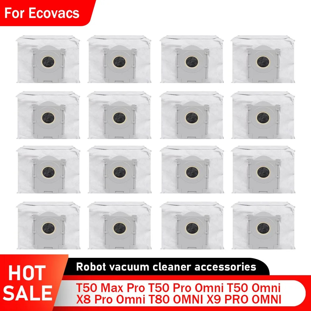 Parte Do Saco De Pó Para Ecovacs T50 Pro OMNI T50 Max X9 X8 T80/Yedi S14 Varrendo Robô