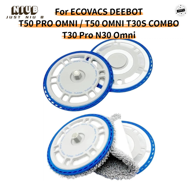 Original Mop Montagem Tru-Edge Tecnologia Para ECOVACS T30S COMBO/T30 Pro/T50 (Max) Omni Robô Aspirador De Pó Acessório
