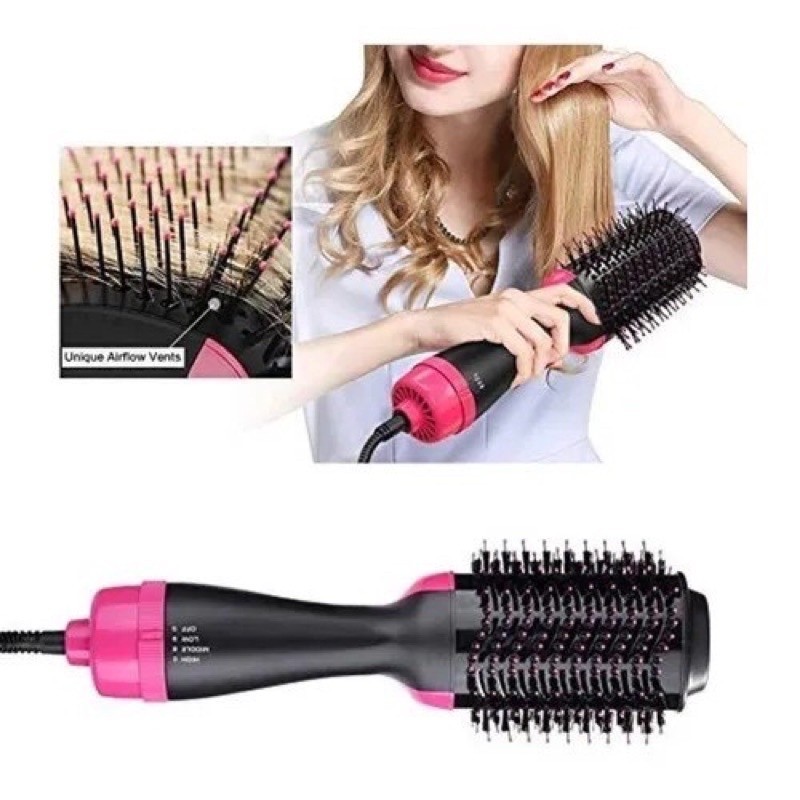 Escova Secadora Elétrica 3 Em 1 Hot Air Brush One Step(APENAS 110V!!!)