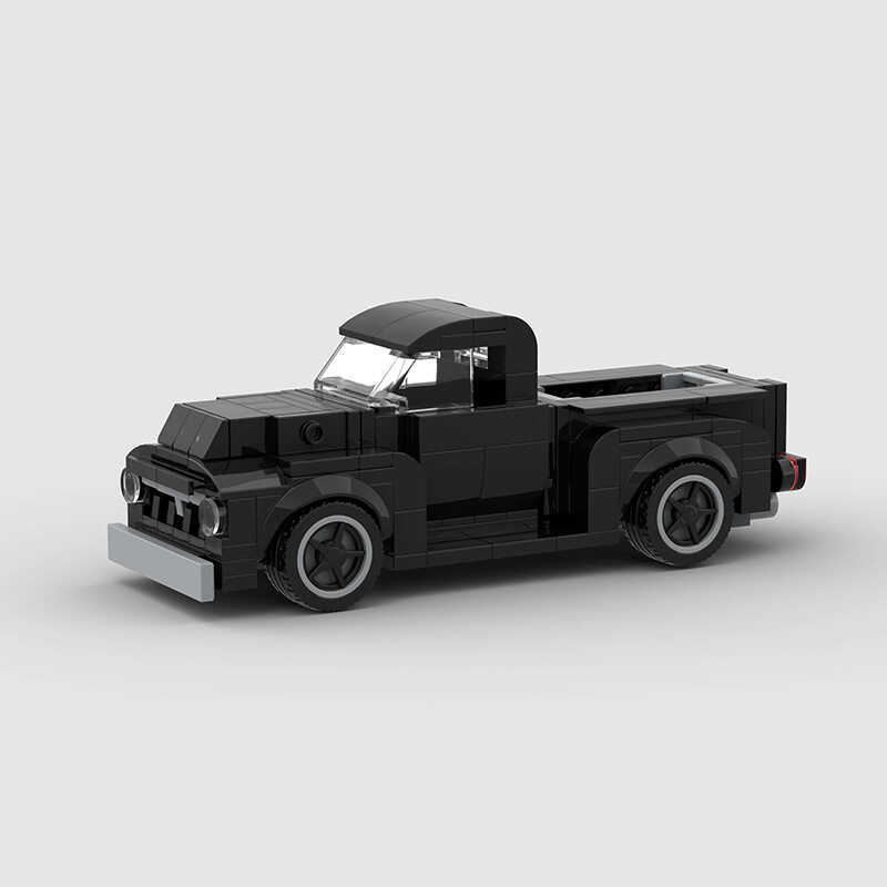 Compatível com Lego Small Particle Pickup Truck MOC Modelo Educacional Montagem Brinquedos de Bloco de Construção Infant