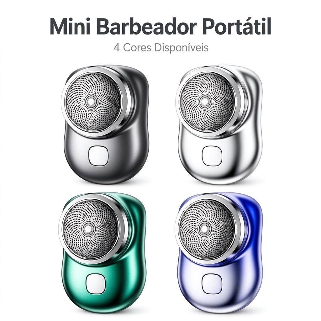 Afeitadora Eléctrica Portátil Impermeable - Aparador de Barba de Bolsillo