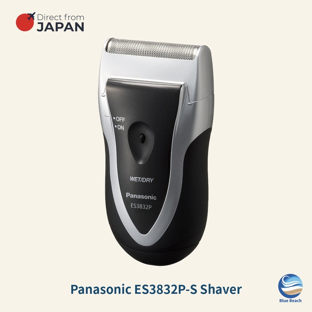 Panasonic ES3832P-S Barbeador de Viagem Compacto/Lamina Unica/Wet Dry/A Pilha 2xAA/Sem Cabo