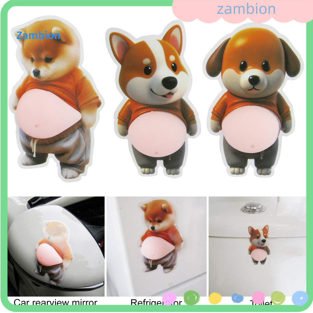 Child Safety Corner Guards Protector Stickers 2pcs Corgi Belly Soft Bumper Guard Car Door Anti-collision Sticker Table C