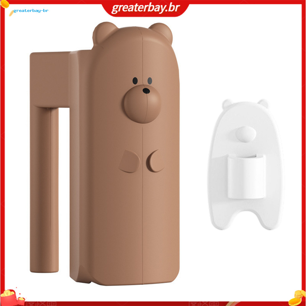 Silicone Door Pinch Guard – Cute Cartoon Bear Design Child Safety Finger Protector Hanging Anti-slam Stopper to Keep O