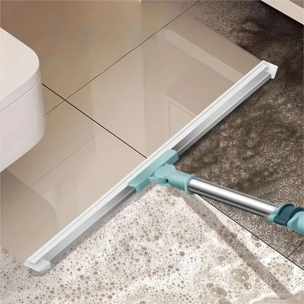 Silicone Squeegee for Cleaning Floors, Glass, Wet/Dry, Dual Use, Broom for Kitchen, Bathroom, Washing, Cleaning