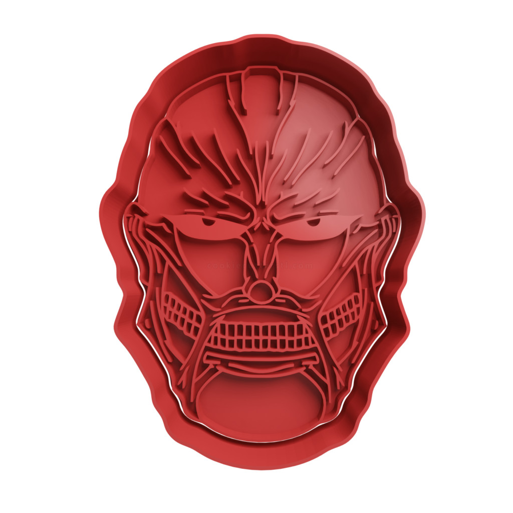 Cortador De Biscoito Titan Colossal - Attack on Titan / Shingeki No Kyojin