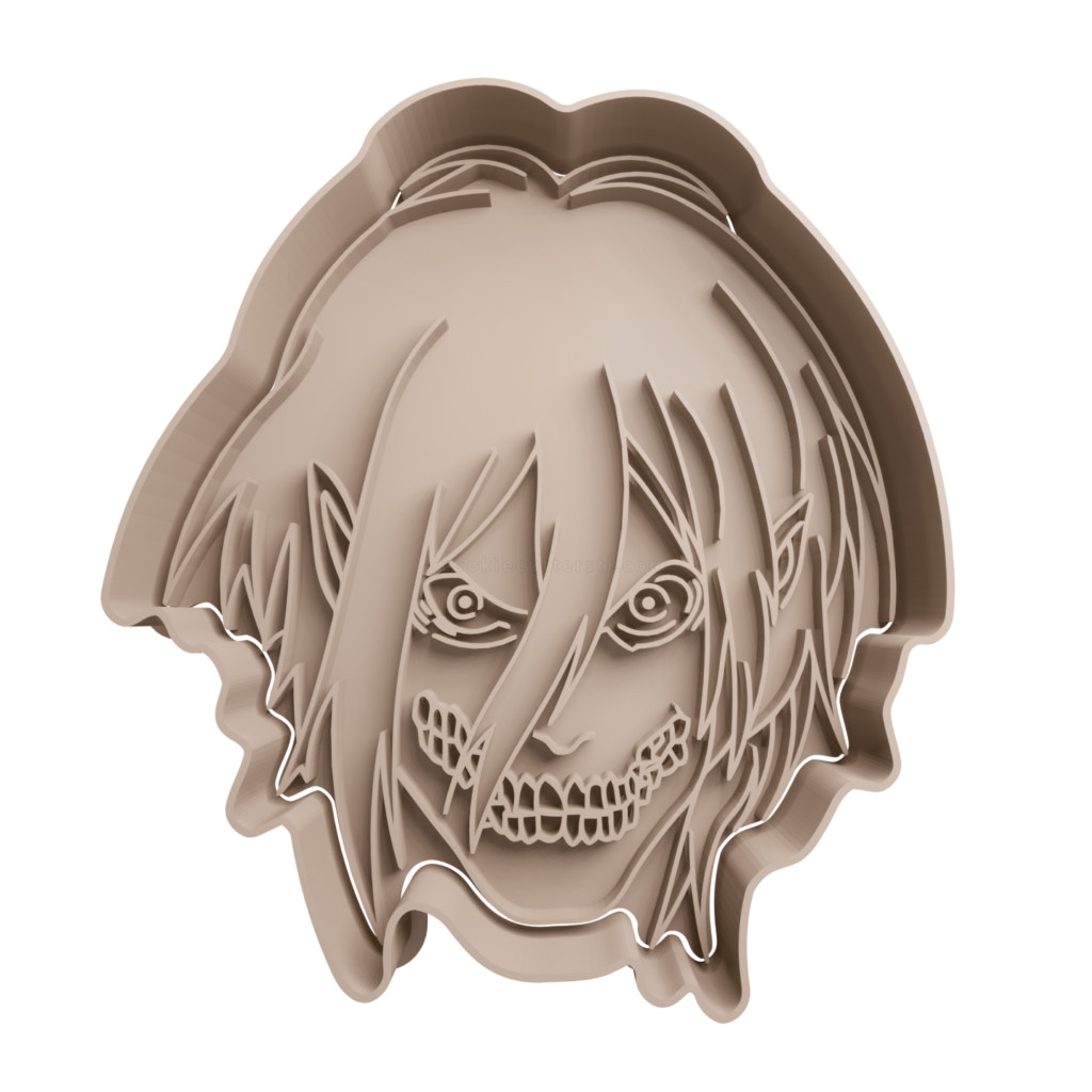 Cortador De Biscoito Titan de Ataque - Attack on Titan / Shingeki No Kyojin