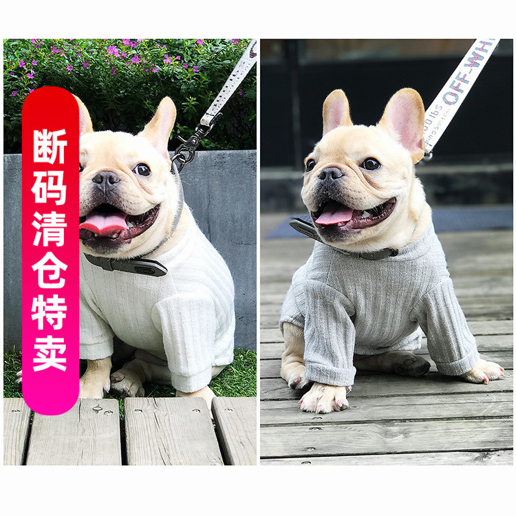 Pet primavera outono roupas estilo fino respirável malha alta elástica Pit Strip camisa de fundo Teddy Fadou Schnauzer p