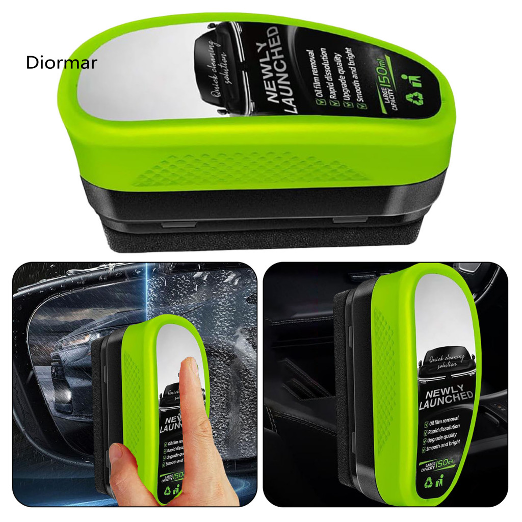 Visibility Car Glass Cleaner Brush Automotive Oil Film Remover – Powerful Windshield Multifunctional Window Tool for S
