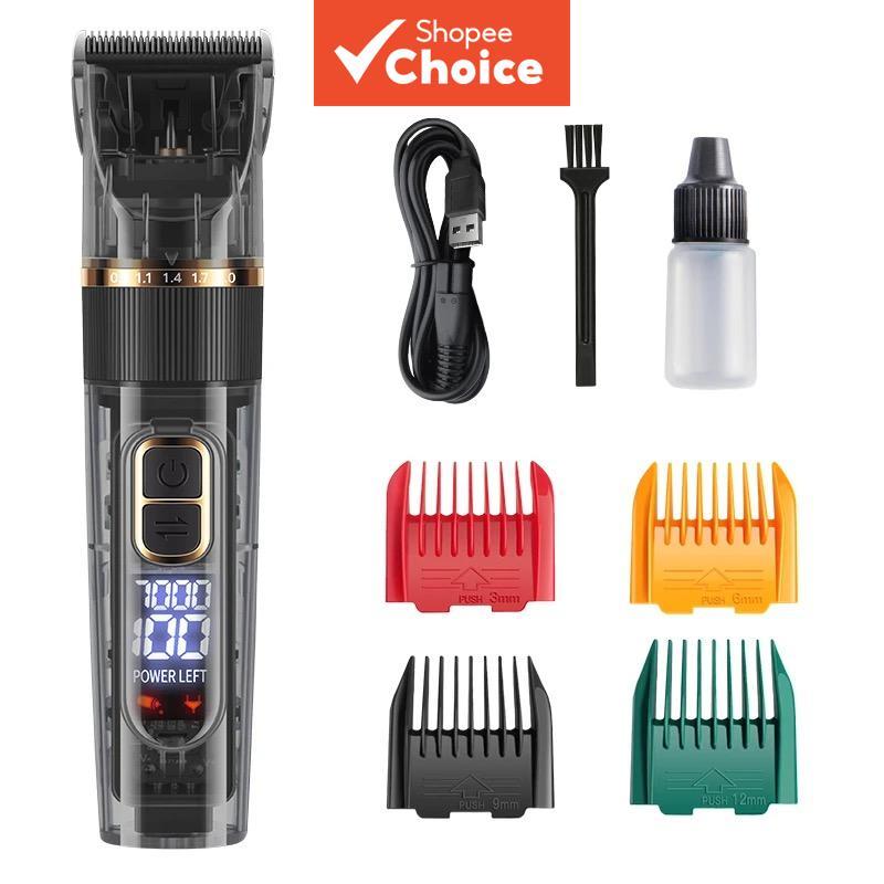 Pet Grooming Clipper Três Velocidades Display Led Para Gatos Cães Cão Navalha , Barbeador