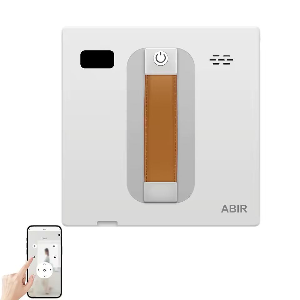 Robô Limpa Vidros Lavador Janelas Auto Abir Wd8 Branco Controle App No Brasil Envio Imediato