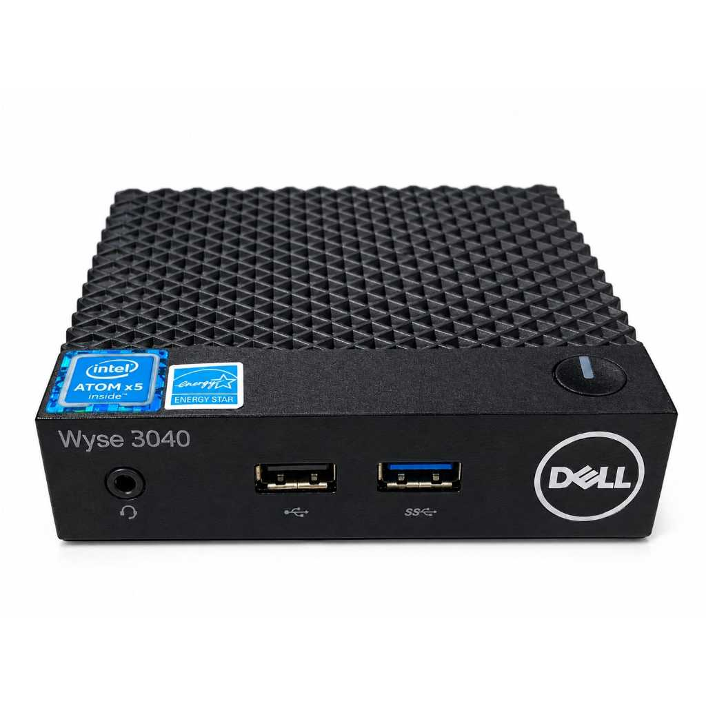 Mini PC Dell Wyse 3040 Thin Client Intel Atom x5, 2GB RAM, 8GB Usado, Windows 10 com Fonte e Cabo Displayport Original.