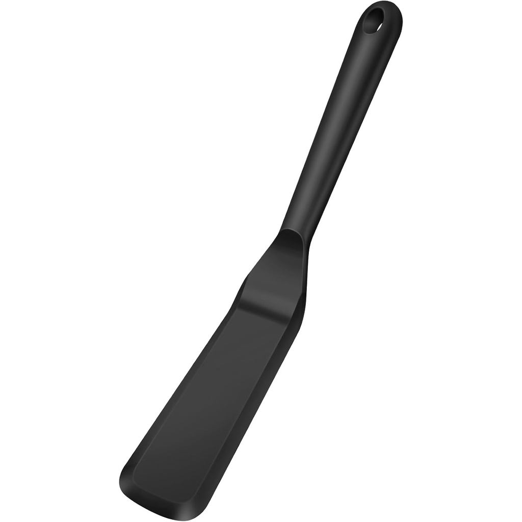 Mini Brownie Serving Omelet Pancake Spatula Turner. Heat Resistant Silicone Thin Spatula, Long Scraper Spatula