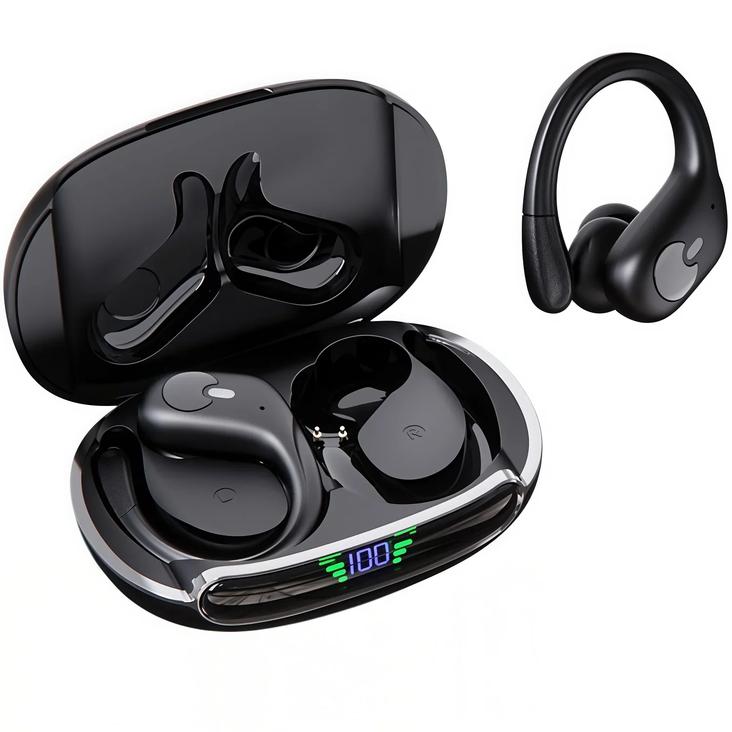 Original GDLYL BX30 TWS Bluetooth V6.0 Headphones,Wireless LED Digital Display Earphones, Noise Reduction Waterproof Headset New