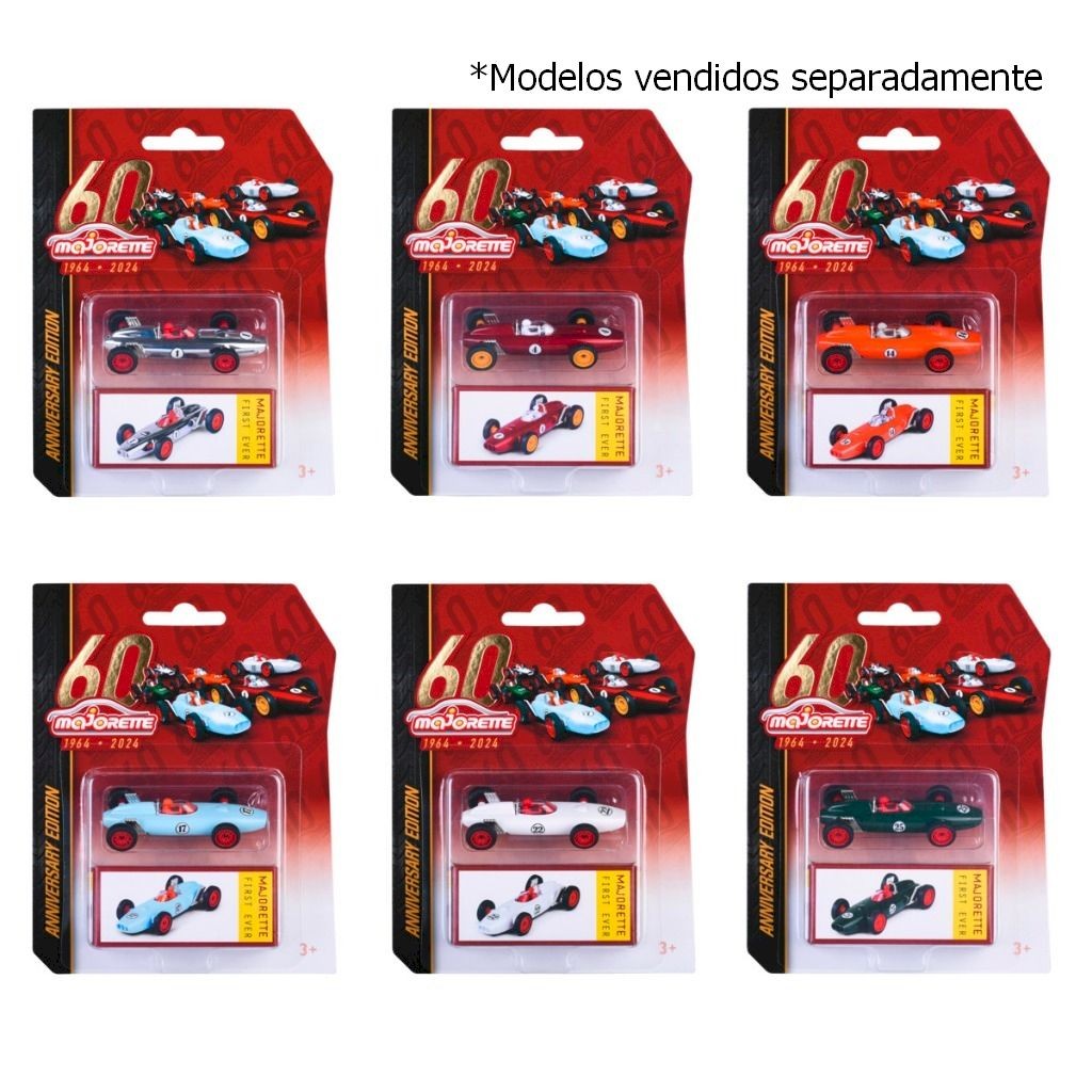 Miniatura de Metal - First Ever Edição de Aniversário 60 Anos Majorette - 1/64