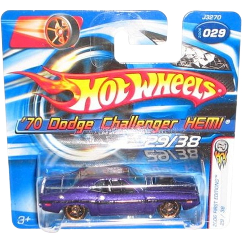 HOT WHEELS 70 DODGE CHALLENGER HEMI FASTER THAN EVER 2006 FIRST EDITIONS