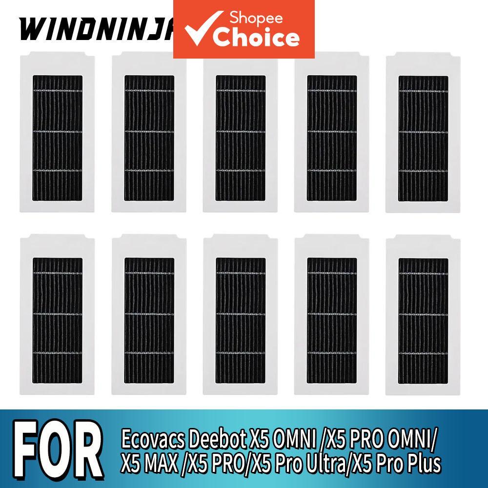 Acessórios De Filtro Para Ecovacs Deebot X5 MAX OMNI PRO Ultra Plus Robô Aspirador Substituição Kit HEPA