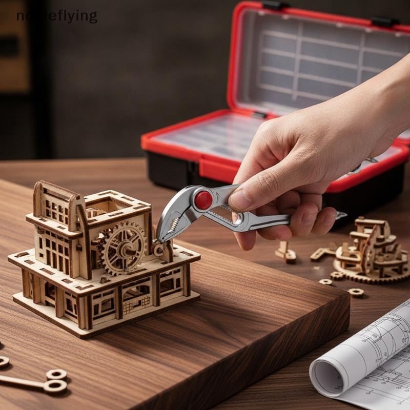 4 Polegada Mini Alicate De Junta De Ranhura Push Lock Ajustável V Mandíbula Durável Ferramenta Manual Para Reparo De Car