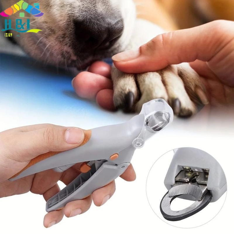 H & L Profissional LED Pet Nail Clipper Sharp Cat Dog Garra Trimmer Para Groomers Home DIY Grooming { th }