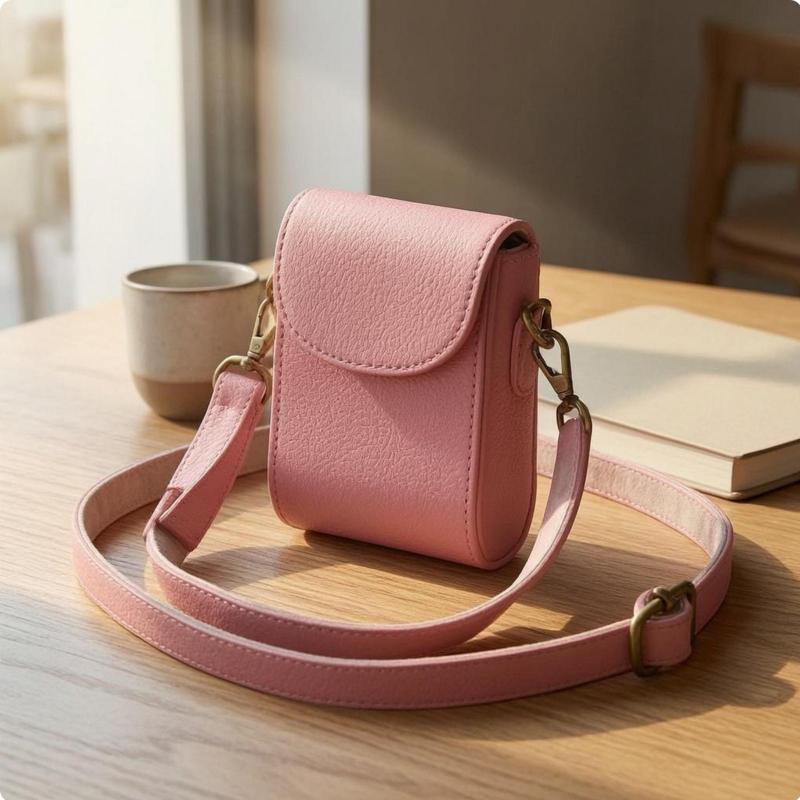[Fineblue] Estojo De Couro Para Câmera , Bolsa Compacta Resistente A Arranhões Viagens ,