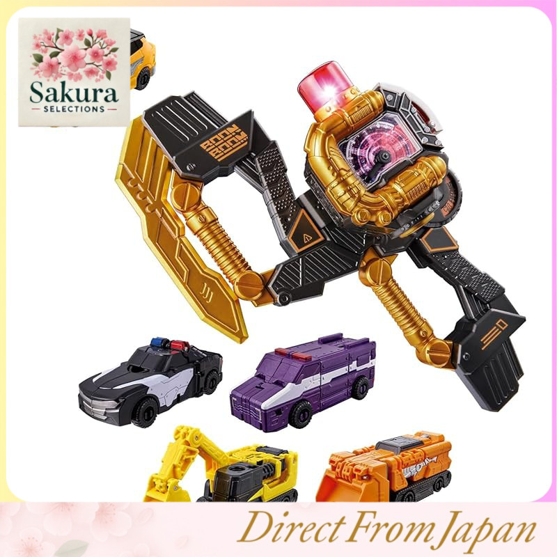 BANDAI Bakujou Sentai BunBunJaa Conjunto completo e DX BunBun Change Axe com BunBun Offroad Ghost Ver.