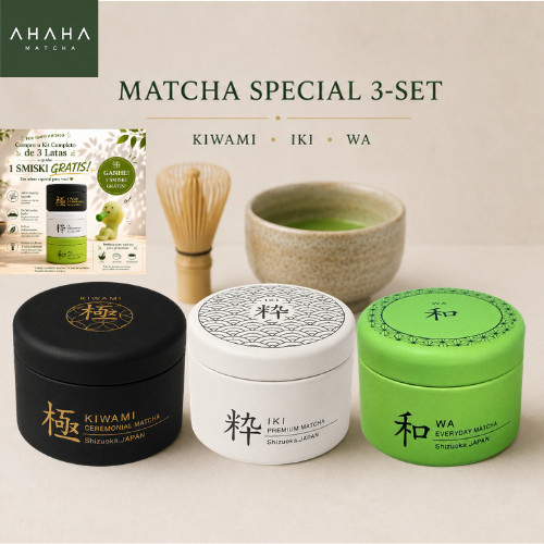 【NEW RELEASE - SEPTEMBER 1】WA - IKI - KIWAMI THE COMPLETE MATCHA SET + FREE RANDOM SMISKI