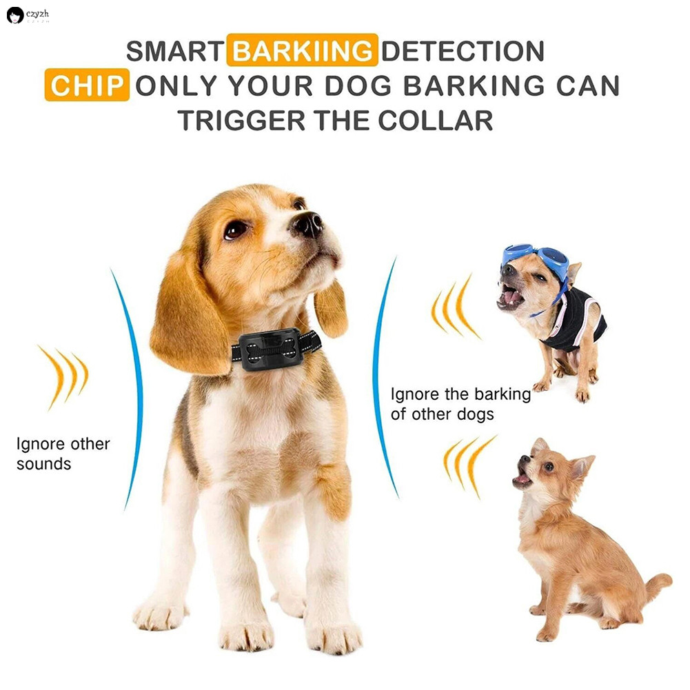 Coleira Ajustável Humane No-shock Bark Collar Cabe Em Todos Os Tamanhos De Cachorro Perfeitamente . Modificação De Compo