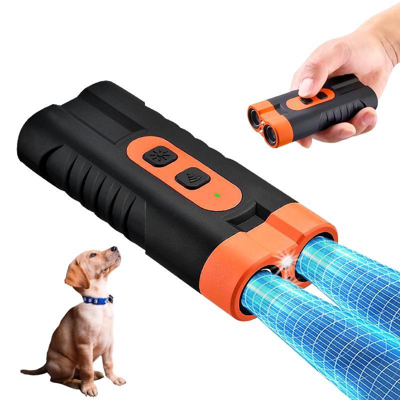 Dog Bark Guard - Ferramenta Profissional de Treinamento para Cães com 2 Emissores Sonoros, Alcance Ultra-Longo, Uso Inte