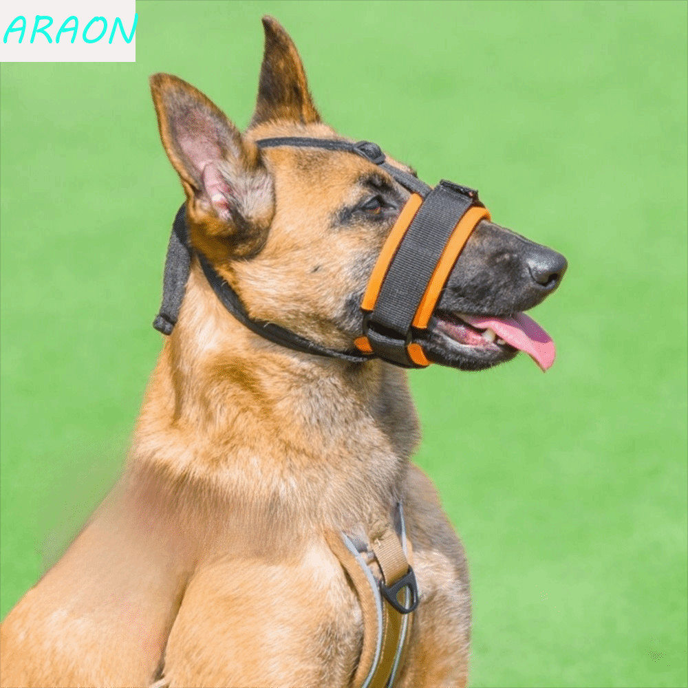 Focinho De Cachorro Golden Retriever Conjunto De Tração Anti-Morder Seguro Bark Suprimentos De Prevenção De Cães