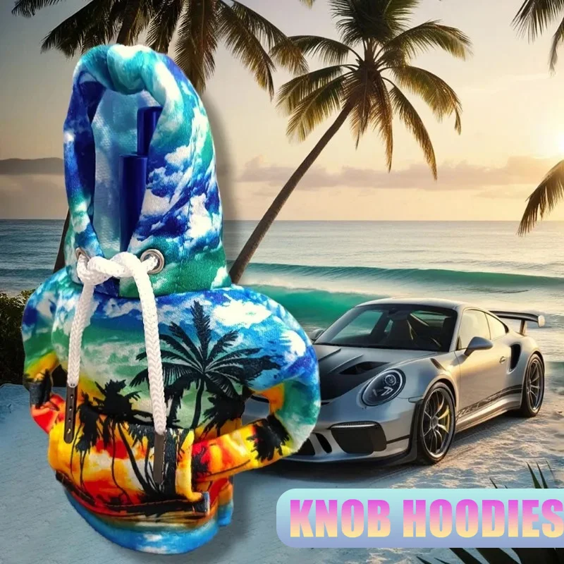 Car Gear Shift Hoodie Cover Shift Cover Gear Handle Decoration Fits Manual Automatic Universal Car Shift Lever Interior Decor