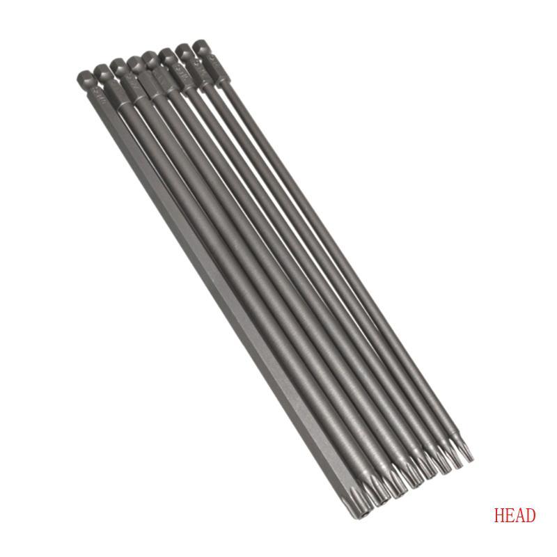 Conjunto De Bits De Chave De Fenda HEAD 7 9 Polegadas Torx Star Screw Driver Brocas