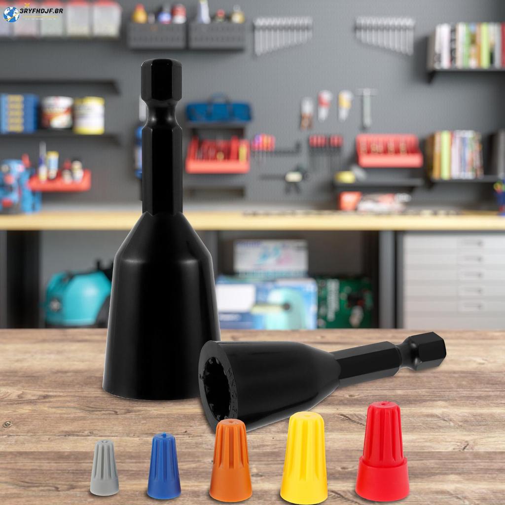 2 Pçs Driver De Porca De Fio Com 100 Tampas Universal Ferramenta De Torção Twister SHOPSKC9233