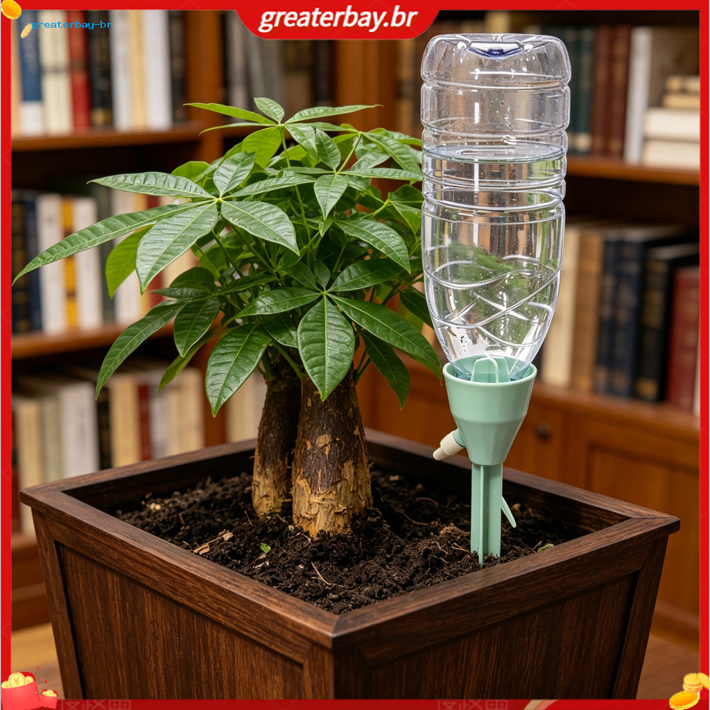 Adjustable Self Watering Spikes with Control Valve – Slow Release Drip Irrigation for Indoor Outdoor Potted Plants Aut